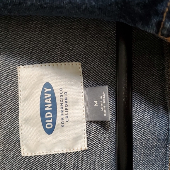 Old Navy Demin Button Down Jean Jacket M - Picture 3 of 6